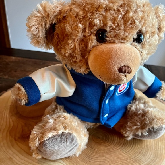 Foco Chicago Cubs Bear Stuffed Plush Animal Soft with Baseball Jersey Cubbies - Picture 4 of 12